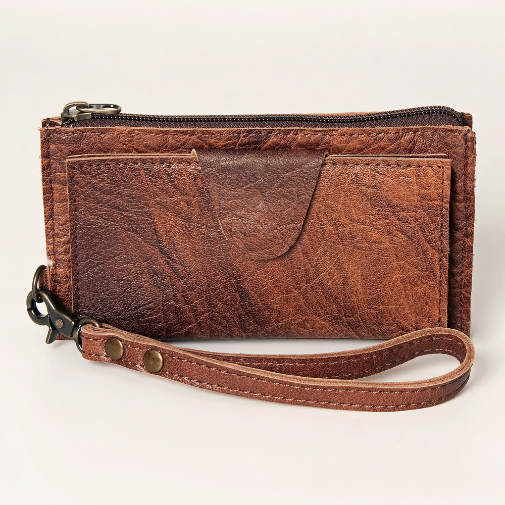 ADBG811 American Darling Handcrafted Leather Wristlet bag - Premium Full Grain Western Purse