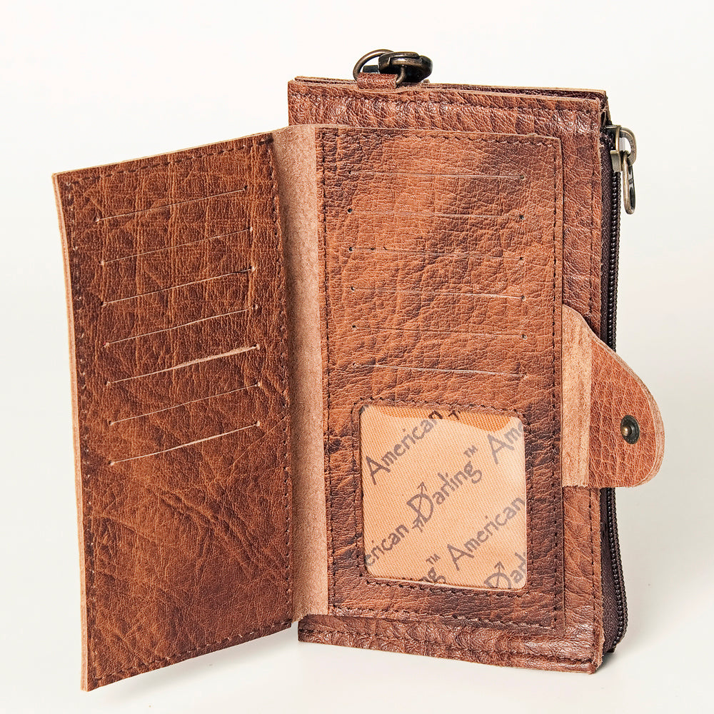 ADBG811 American Darling Handcrafted Leather Wristlet bag - Premium Full Grain Western Purse