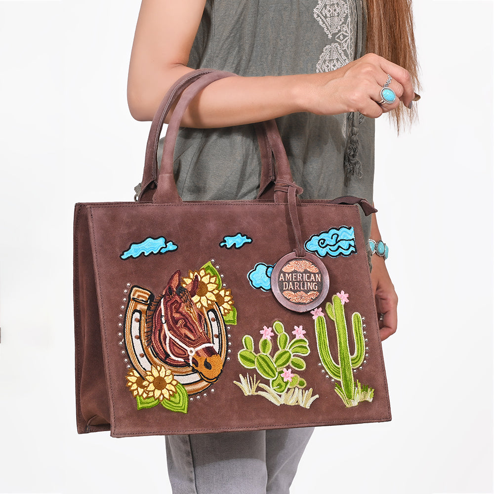 ADBGA1089 Tote Genuine Leather Women Bag