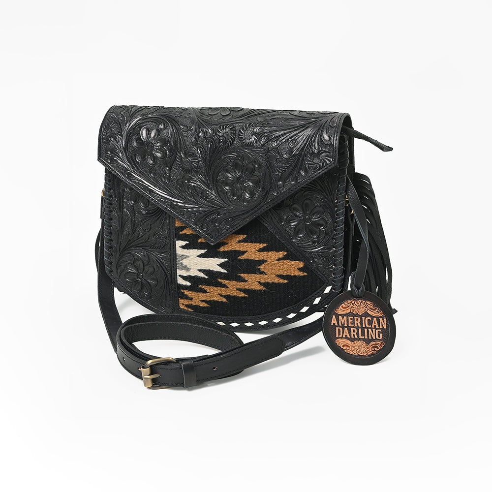 ADBGA1150 Crossbody Saddle Blanket Genuine Leather Women Bag