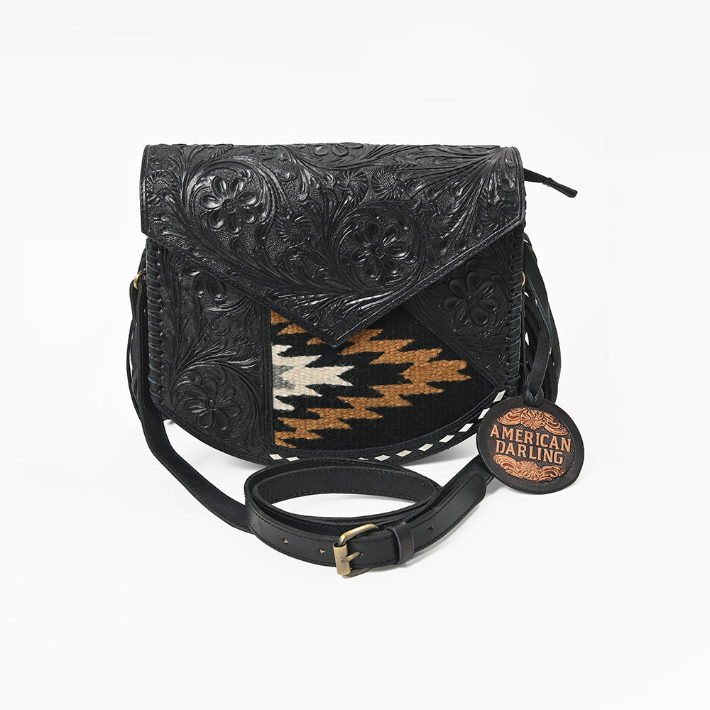 ADBGA1150 Crossbody Saddle Blanket Genuine Leather Women Bag