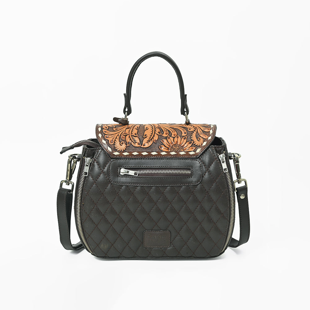 ADBGA851 American Darling Quilted Leather Harness Crossbody Handbag