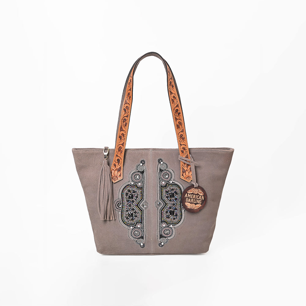 ADBGA967 Tote Hand Tooled Genuine Leather Women Bag