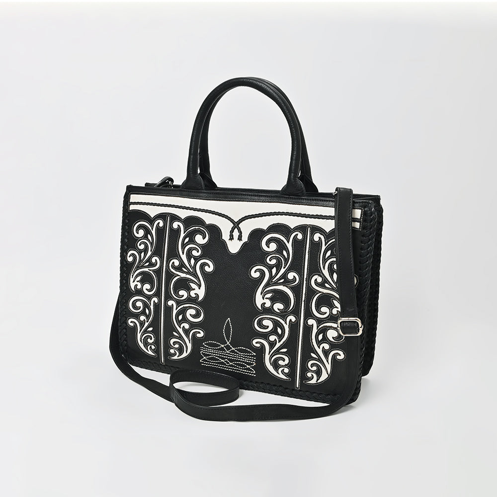 ADBGM828 American Darling Genuine Leather Western Embroidered Tote