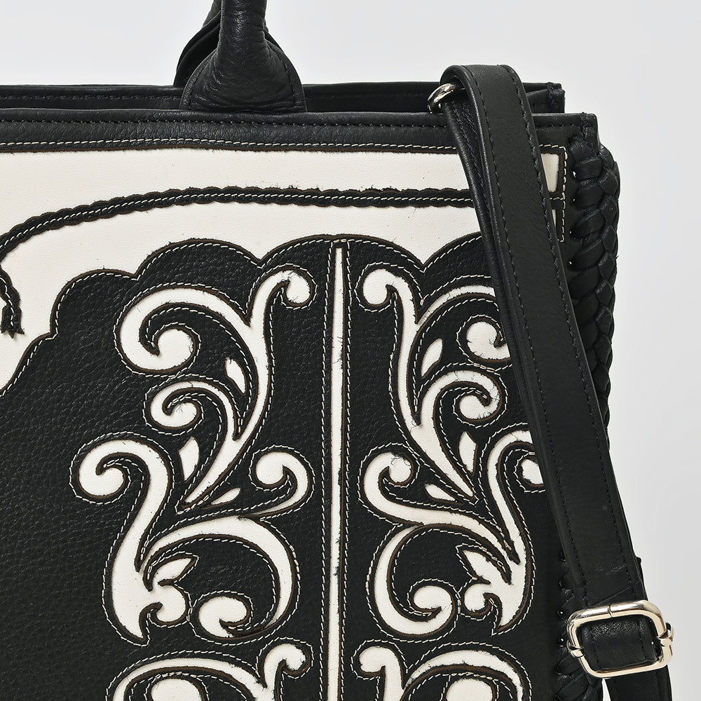 ADBGM828 American Darling Genuine Leather Western Embroidered Tote