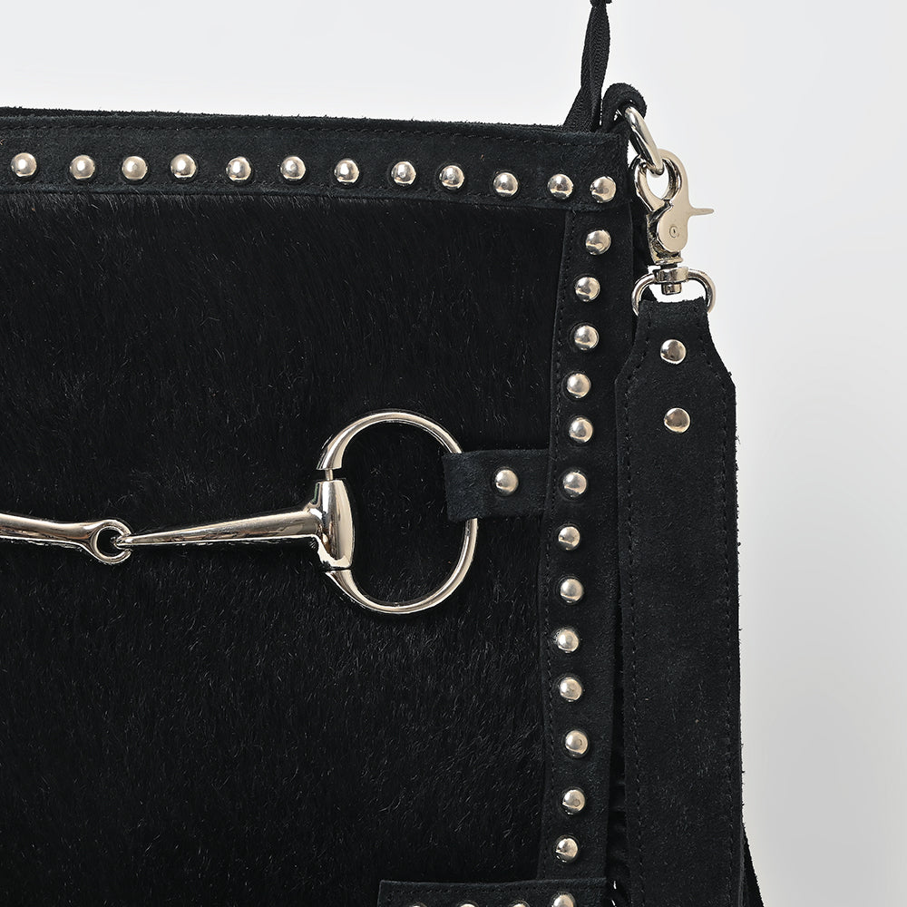 ADBGM867 Large Crossbody Hair on Genuine Leather Women Bag