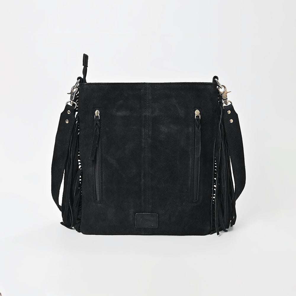 ADBGM867 Large Crossbody Hair on Genuine Leather Women Bag