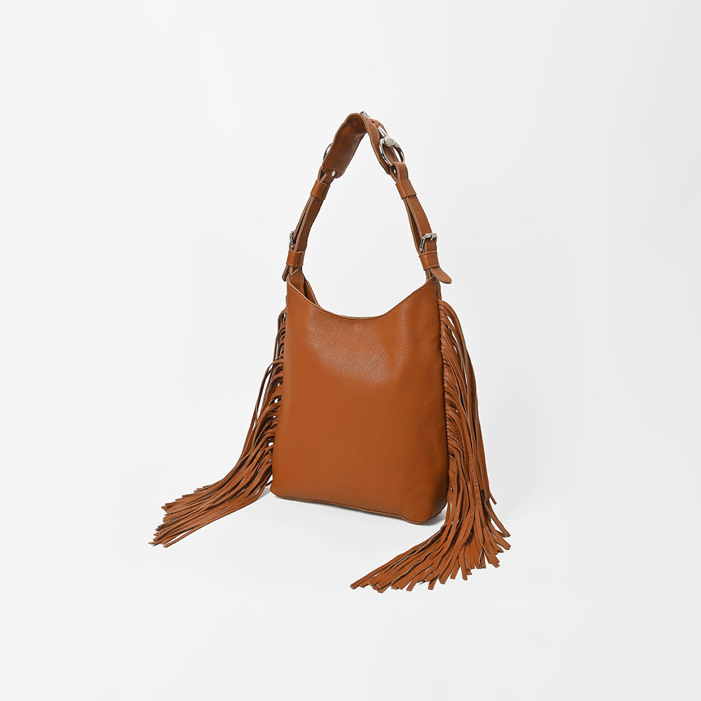 ADBGM892 American Darling Genuine Leather Western Fringe Hobo Bag