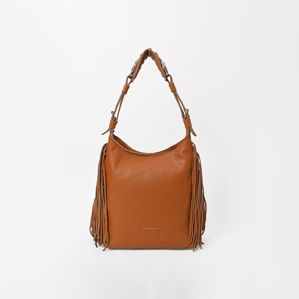 ADBGM892 American Darling Genuine Leather Western Fringe Hobo Bag