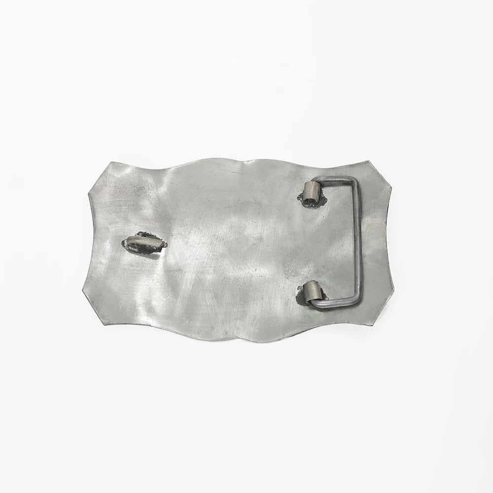 ADBKV107 American Darling German Silver Horseshoe Western Belt Buckle