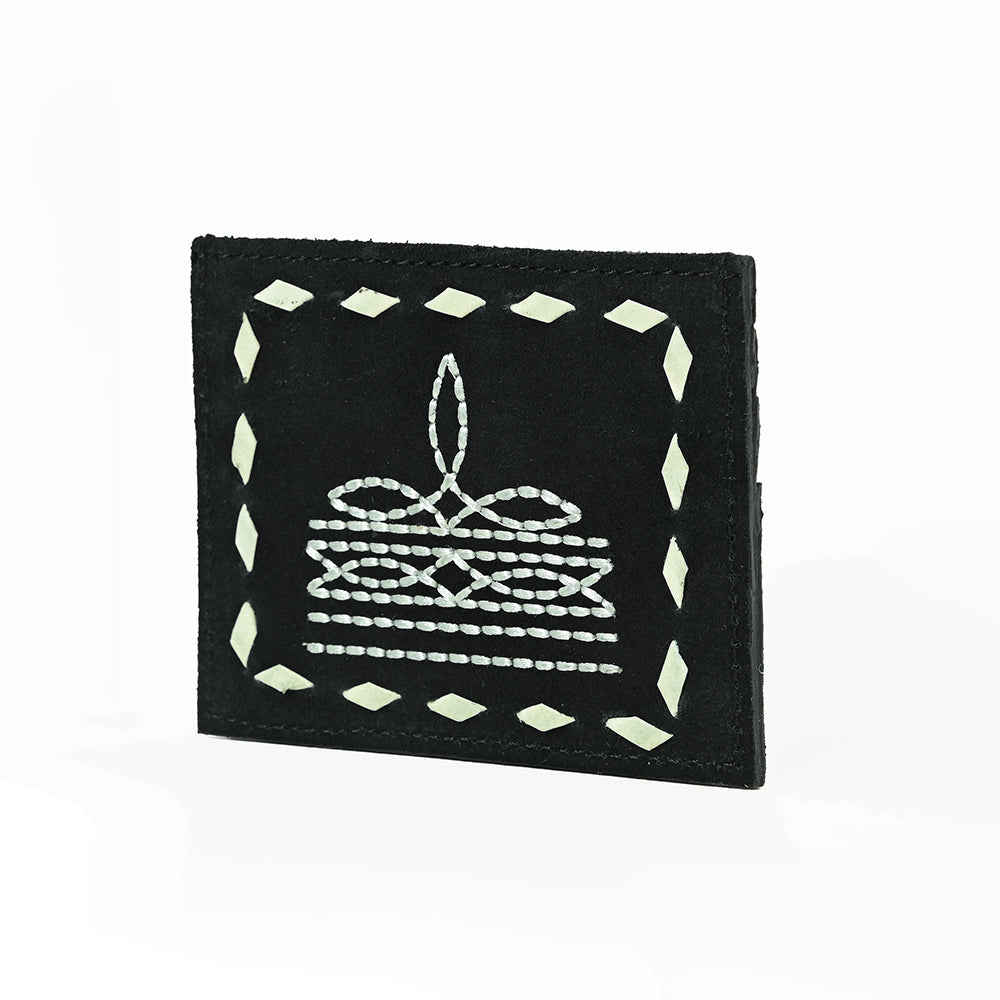 ADCCG110 American Darling Western Embroidered Genuine Leather Card Holder