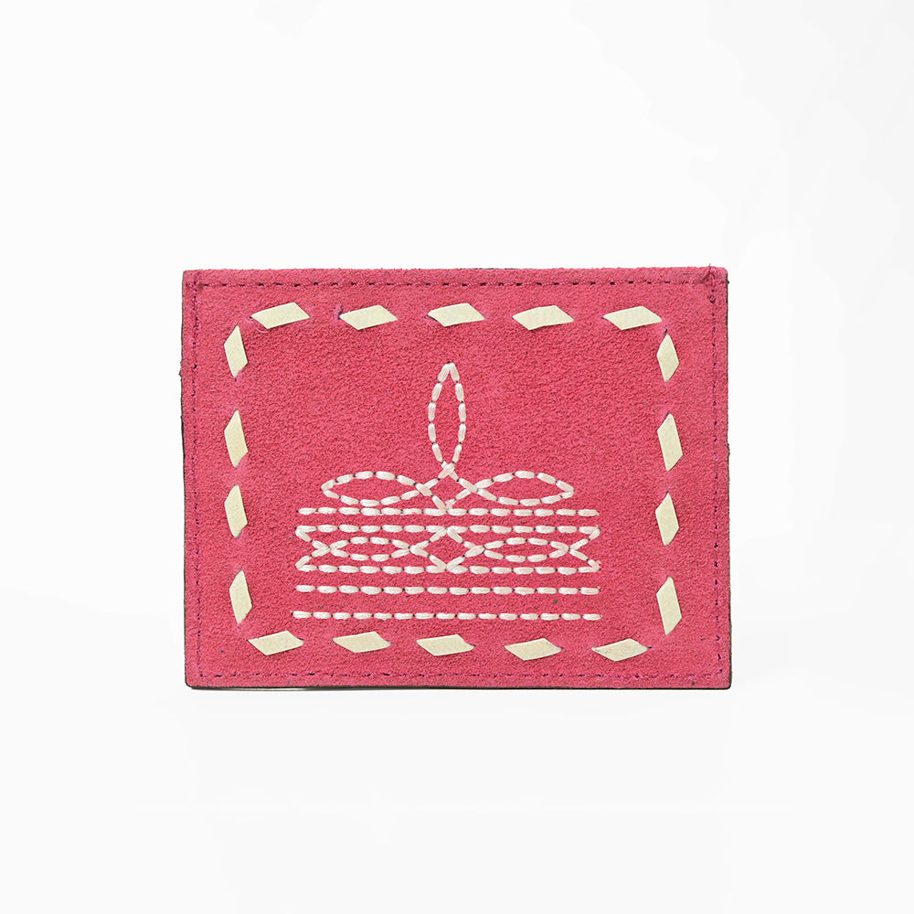 ADCCG110 American Darling Western Embroidered Genuine Leather Card Holder