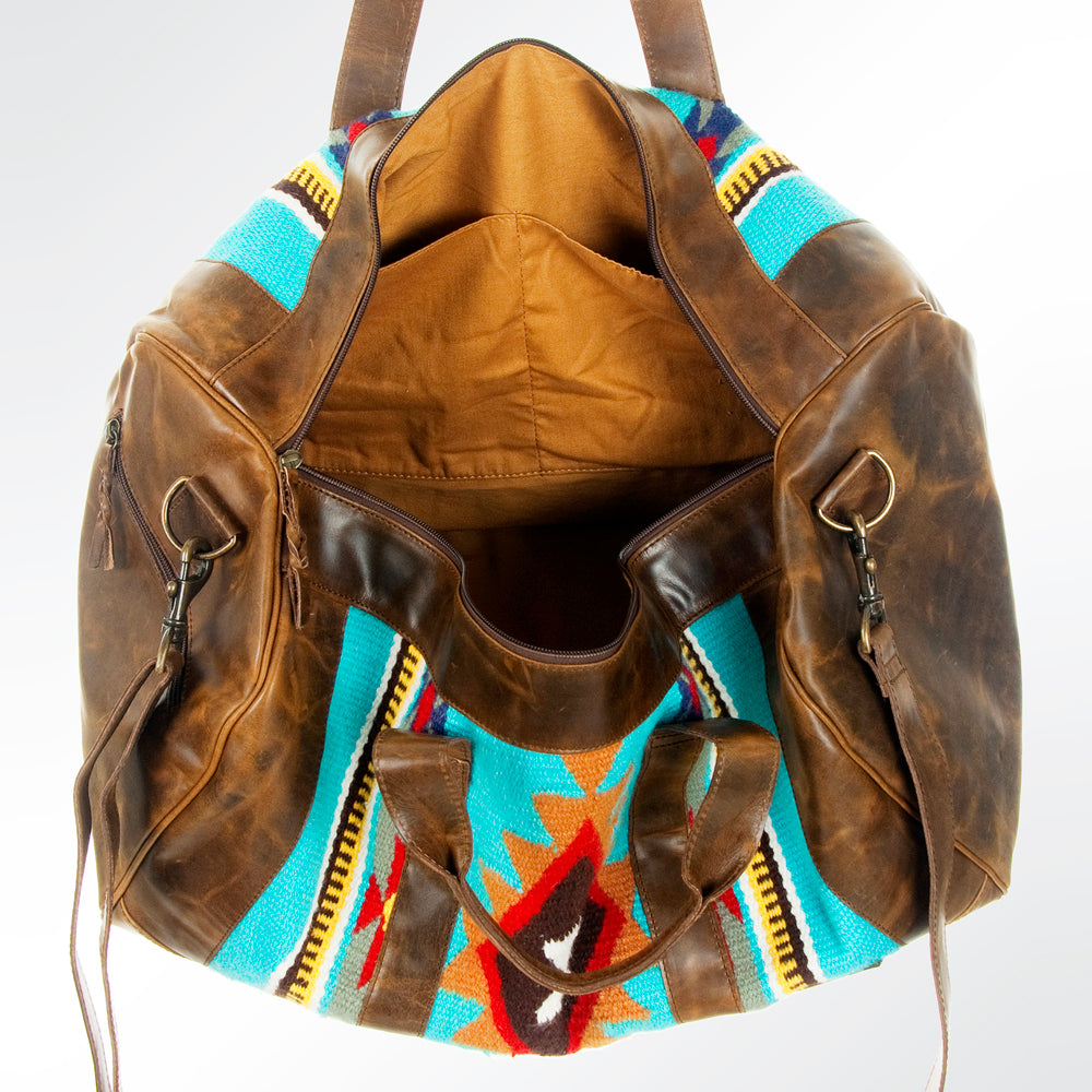 GIBG209 Duffel Genuine Western Leather Women Bag
