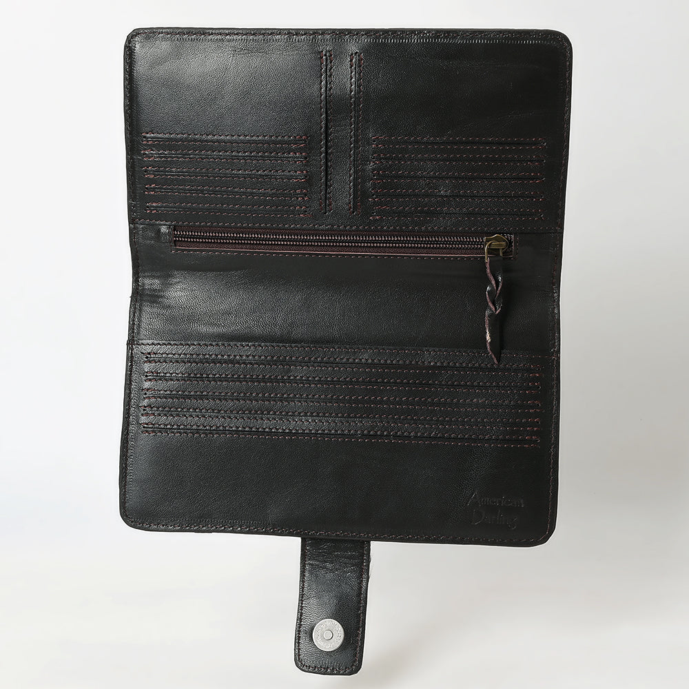 LC-ADBGZ397 Wallet Hair On Genuine Western Leather Women Bag