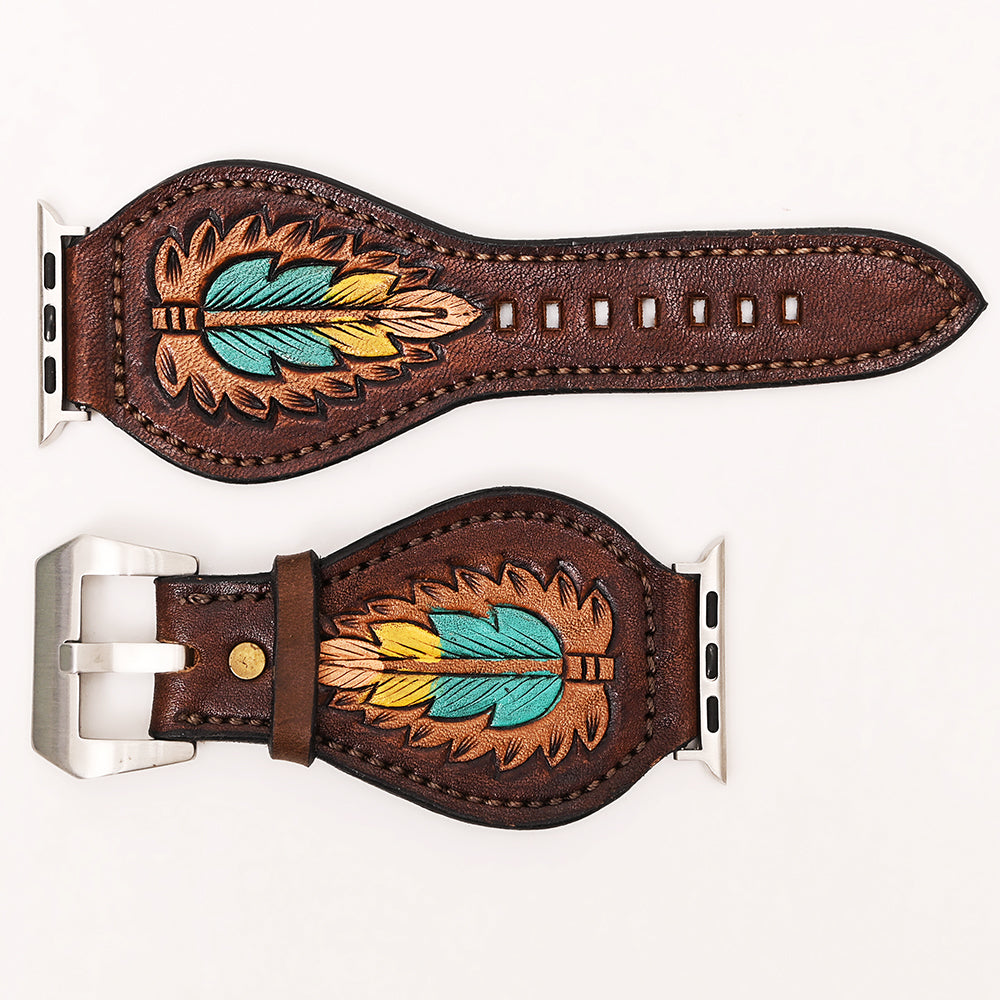 LC-ADWAR115 Genuine American Leather I watch Strap Unisex
