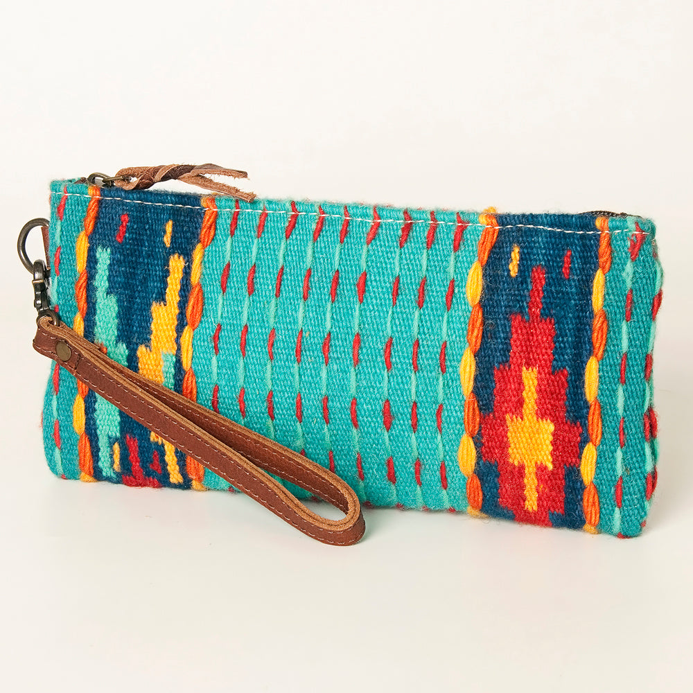 ADBG344 American Darling Aztec Saddle Blanket Western Style Wristlet Clutch Bag