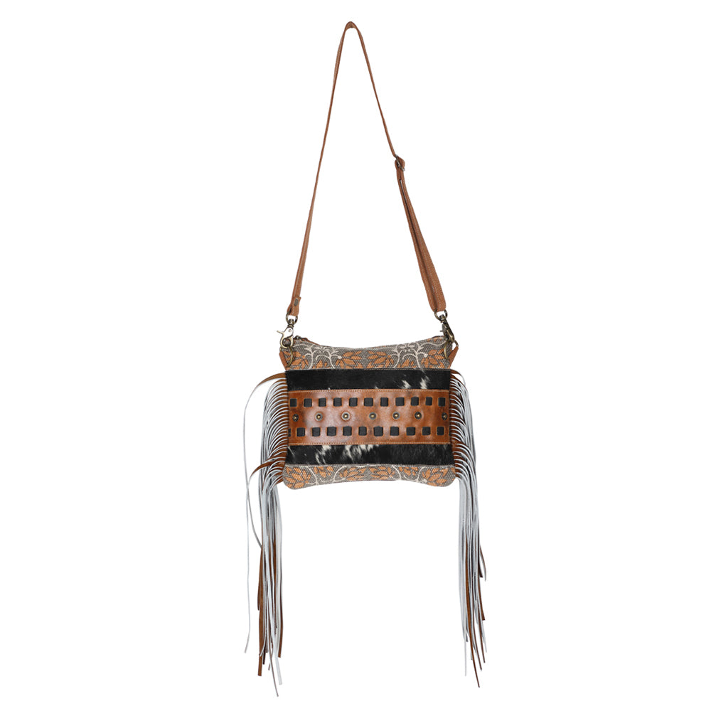 LC-OHV220 Crossbody Upcycled Canvas Ladies Bag