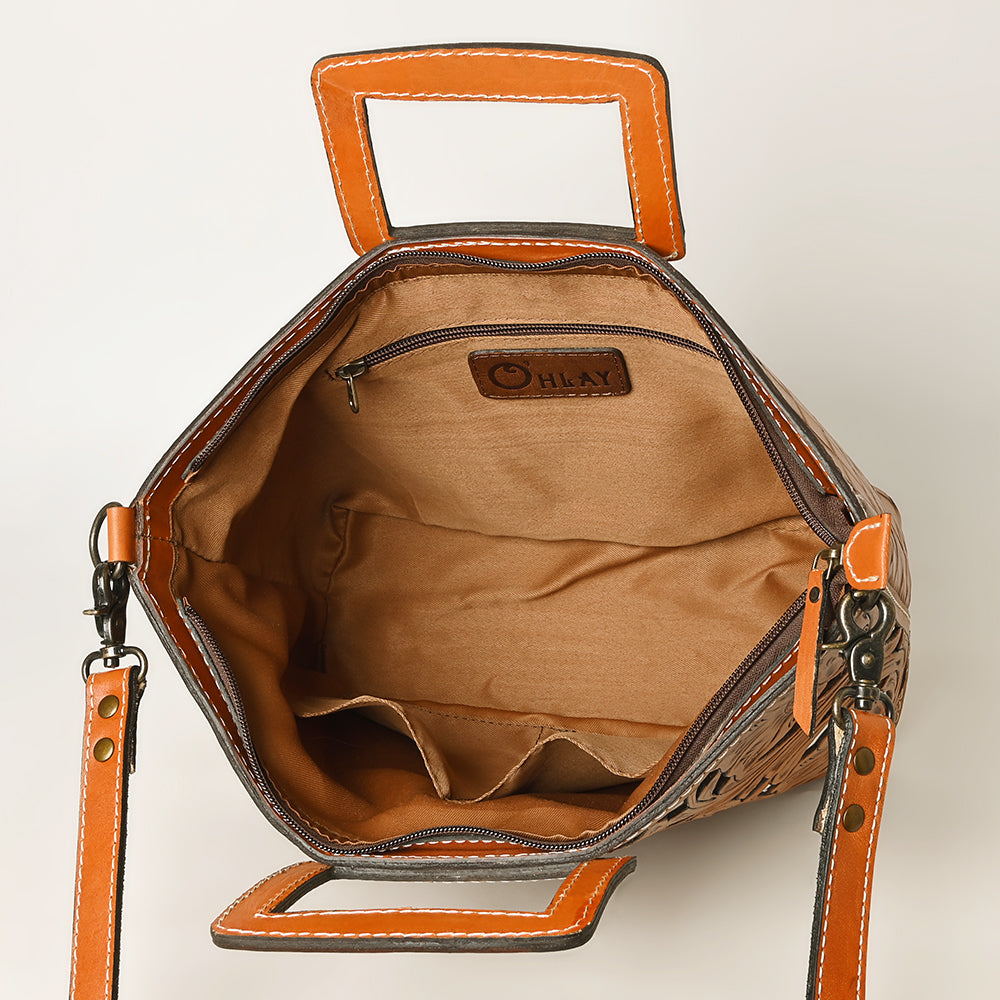 LC-KBG324B Tote Genuine Leather women bag western Bag