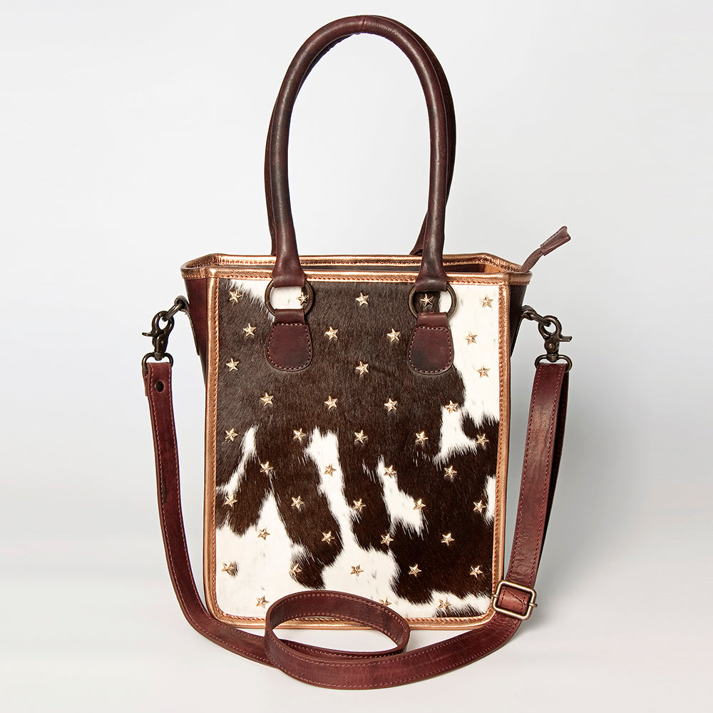 LC-ADBGZ608 Tote Hair-On Genuine Western Leather Women Bag