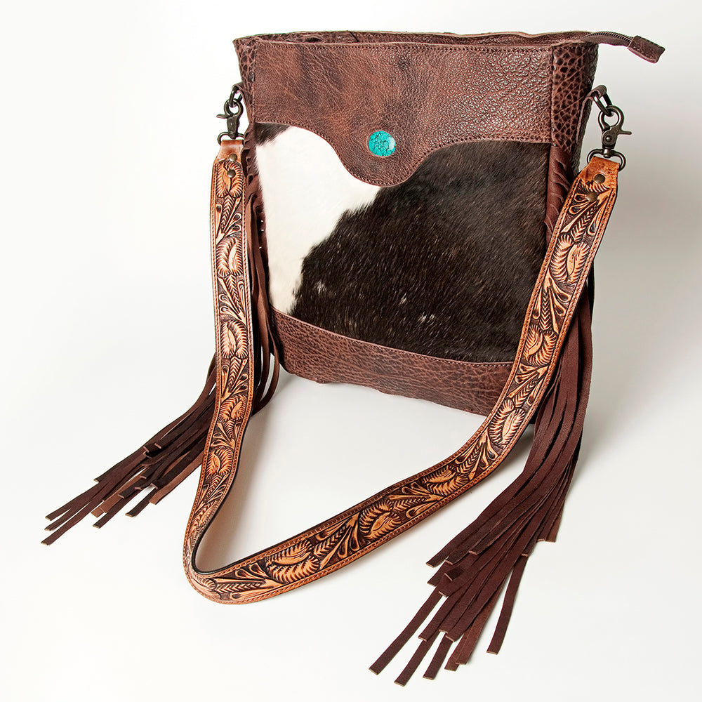 LC-ADBGZ255B Crossbody Genuine Western Leather Women Bag