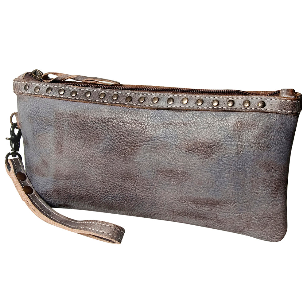 LC-NMBG101 Wristlet Genuine Leather women bag western Bag