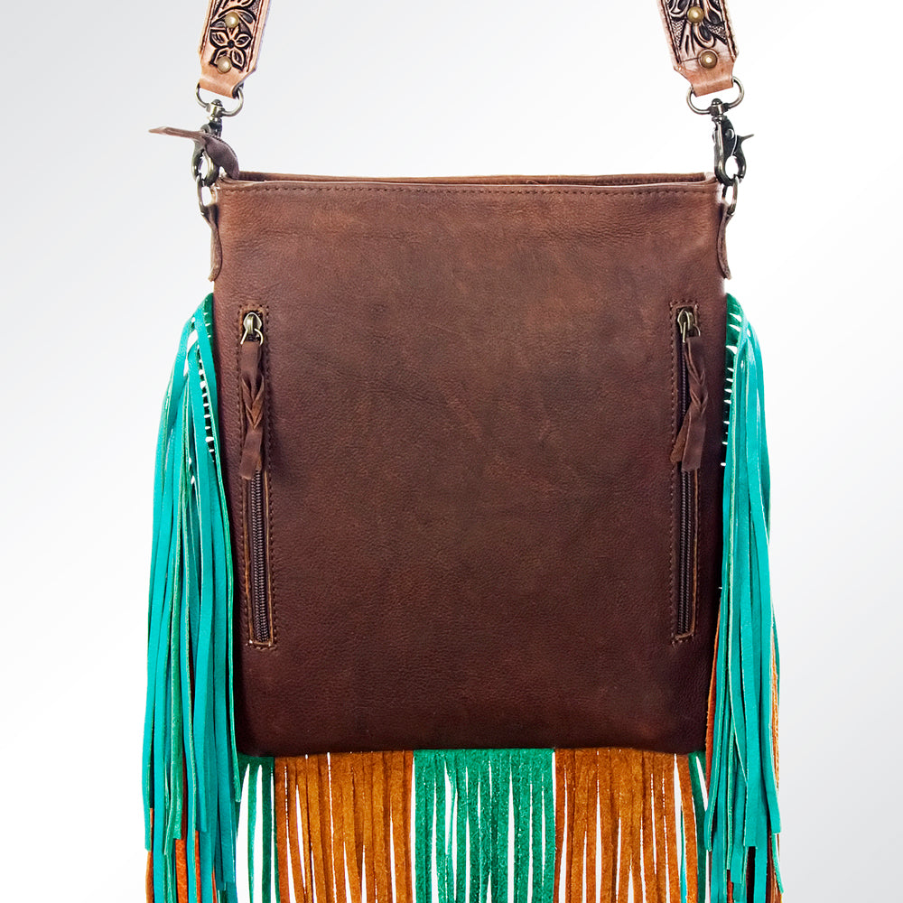 GIBG247 Large Crossbody Hair On Genuine Leather Women Bag Western Handbag Purse