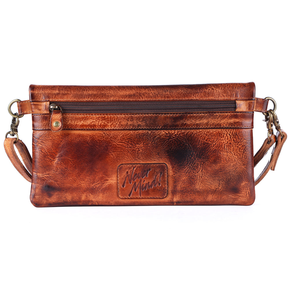 NMBGM140 Wristlet Genuine Leather women bag western Bag