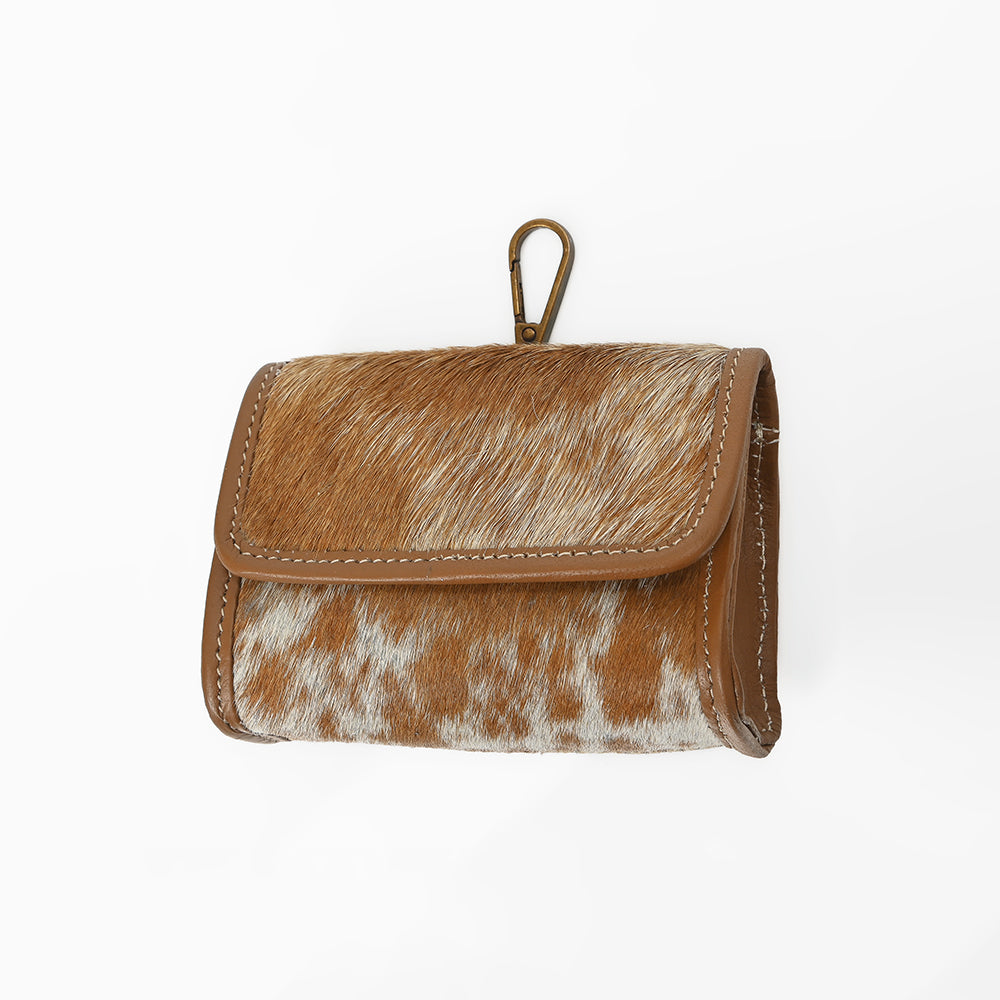 ADCHA126 American Darling Genuine Hair-On Flap Wallet Clip Pouch