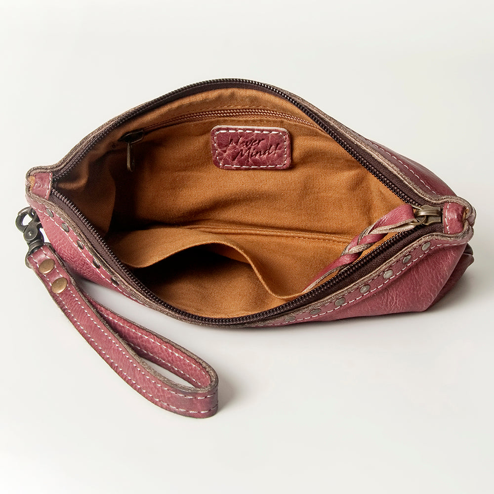 LC-NMBG101 Wristlet Genuine Leather women bag western Bag