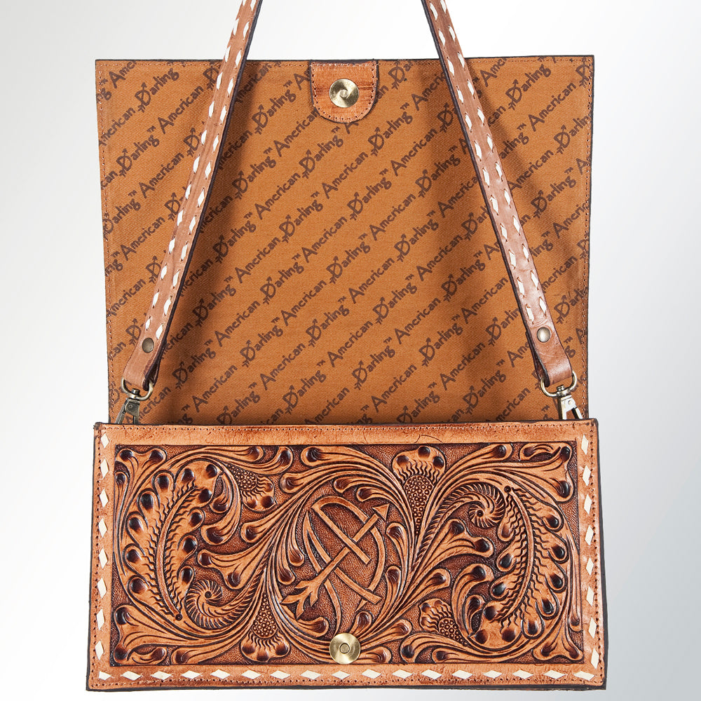 LC-ADBGZ327 Crossbody Genuine Western Leather Women Bag