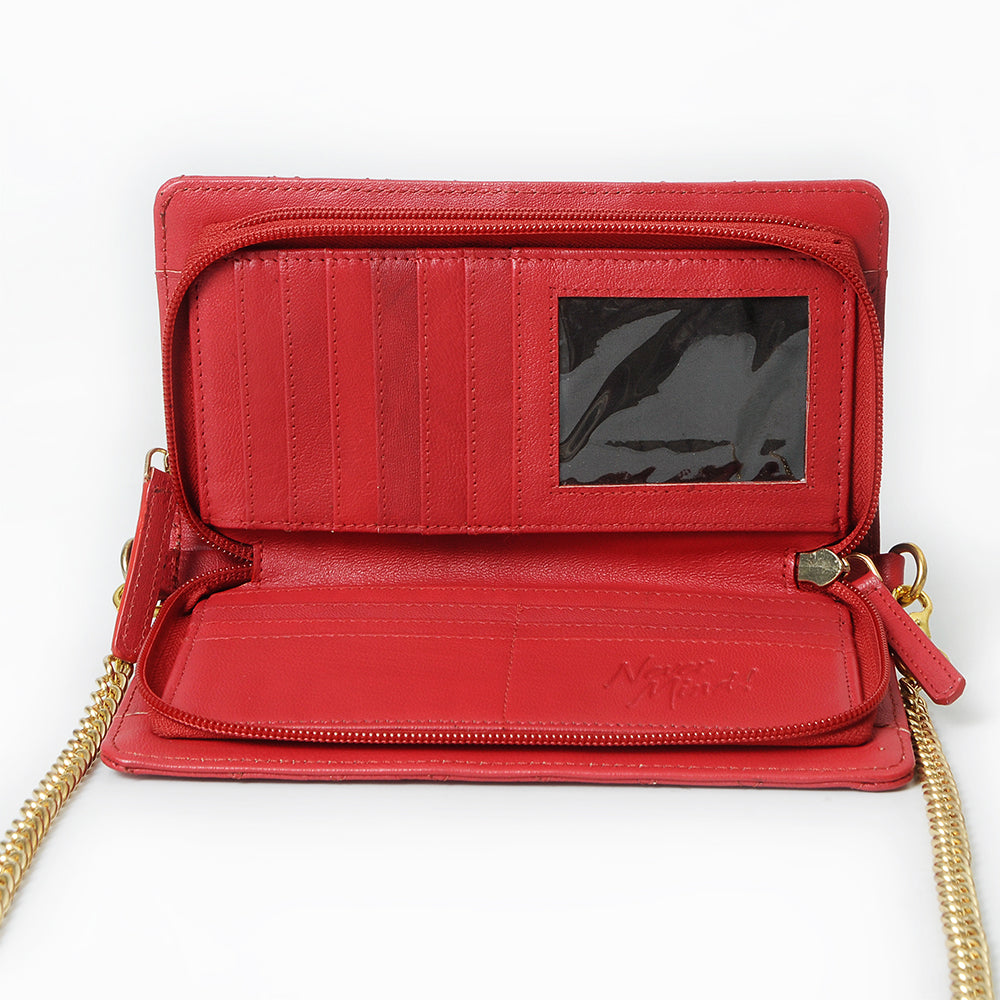 NMBGM220 Organiser Vintage Handmade Genuine Cowhide Leather Women Bag