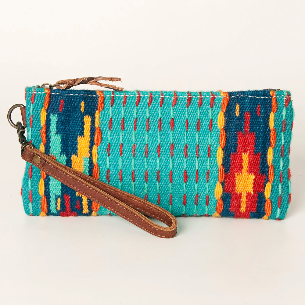 ADBG344 American Darling Aztec Saddle Blanket Western Style Wristlet Clutch Bag