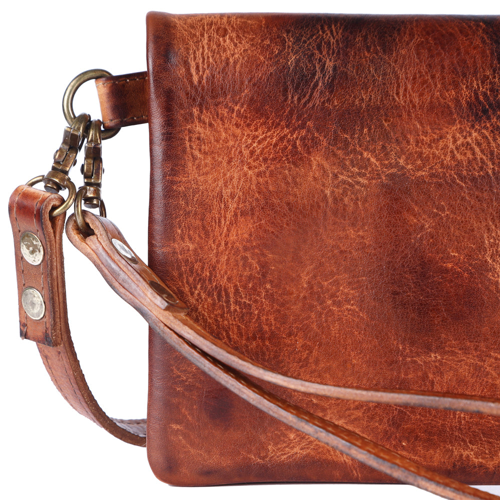 NMBGM140 Wristlet Genuine Leather women bag western Bag