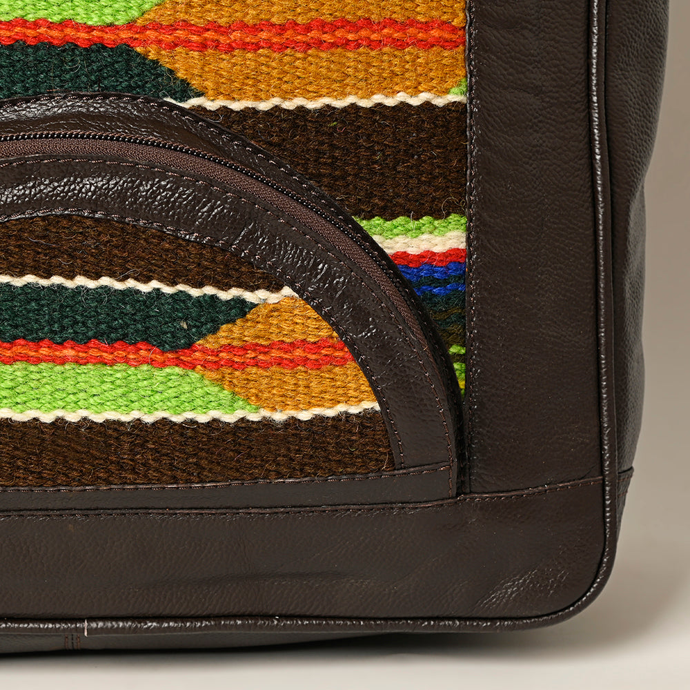 OHA138  Backpack Saddle Blanket Genuine Leather Western Women Bag | for Laptop School Purse Travel