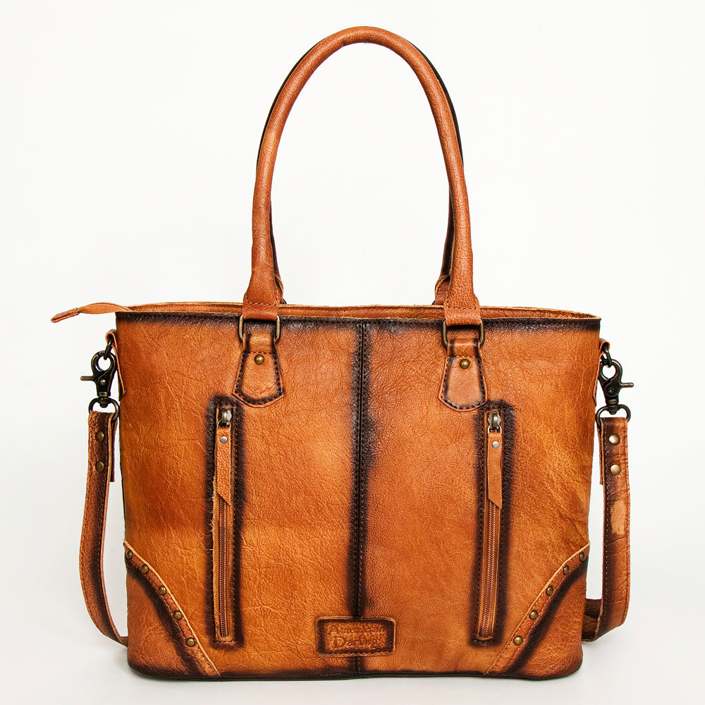 ADBG1034 American Darling Hair-On Cowhide Western Tote Bag Genuine Leather Shoulder Purse