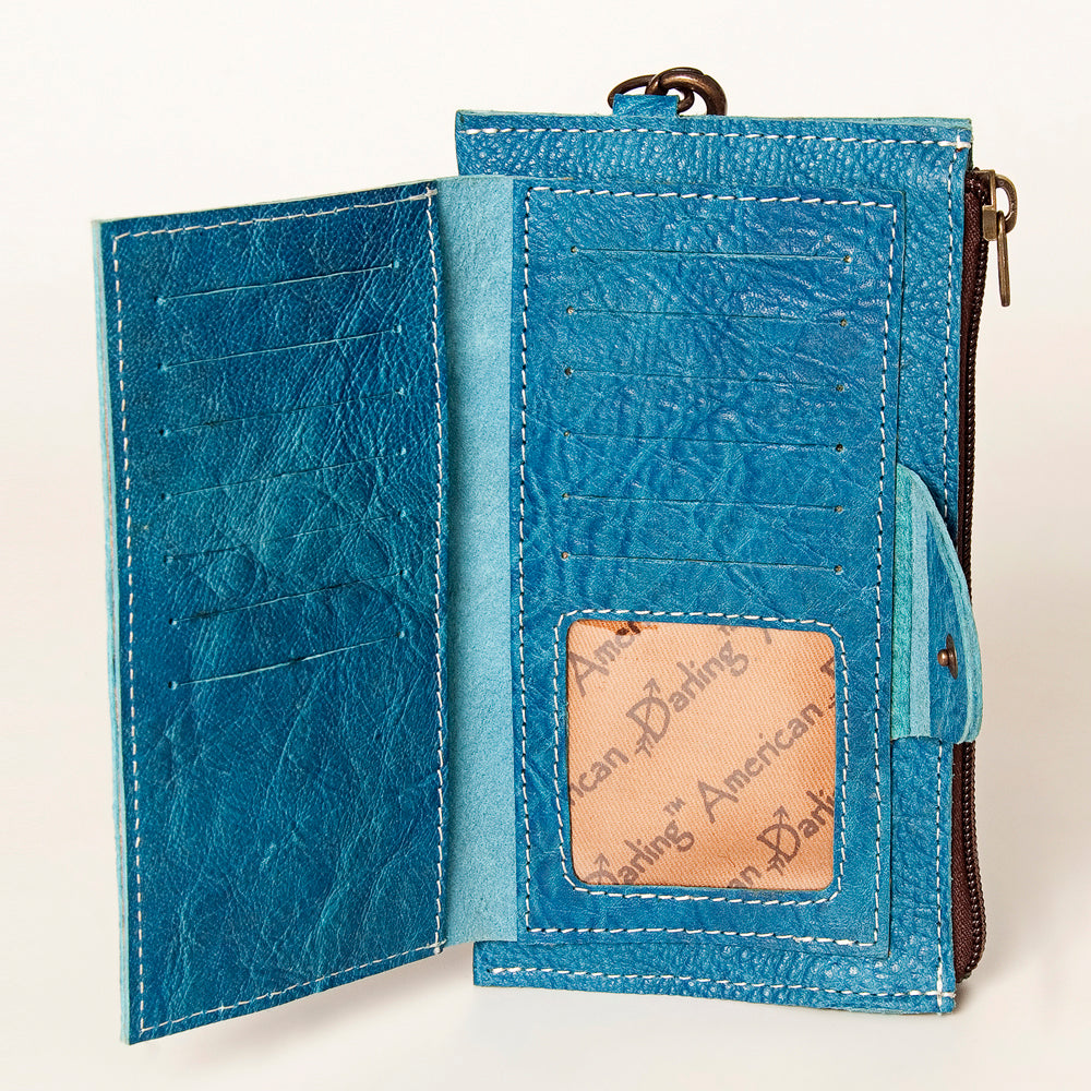 ADBG811 American Darling Handcrafted Leather Wristlet bag - Premium Full Grain Western Purse