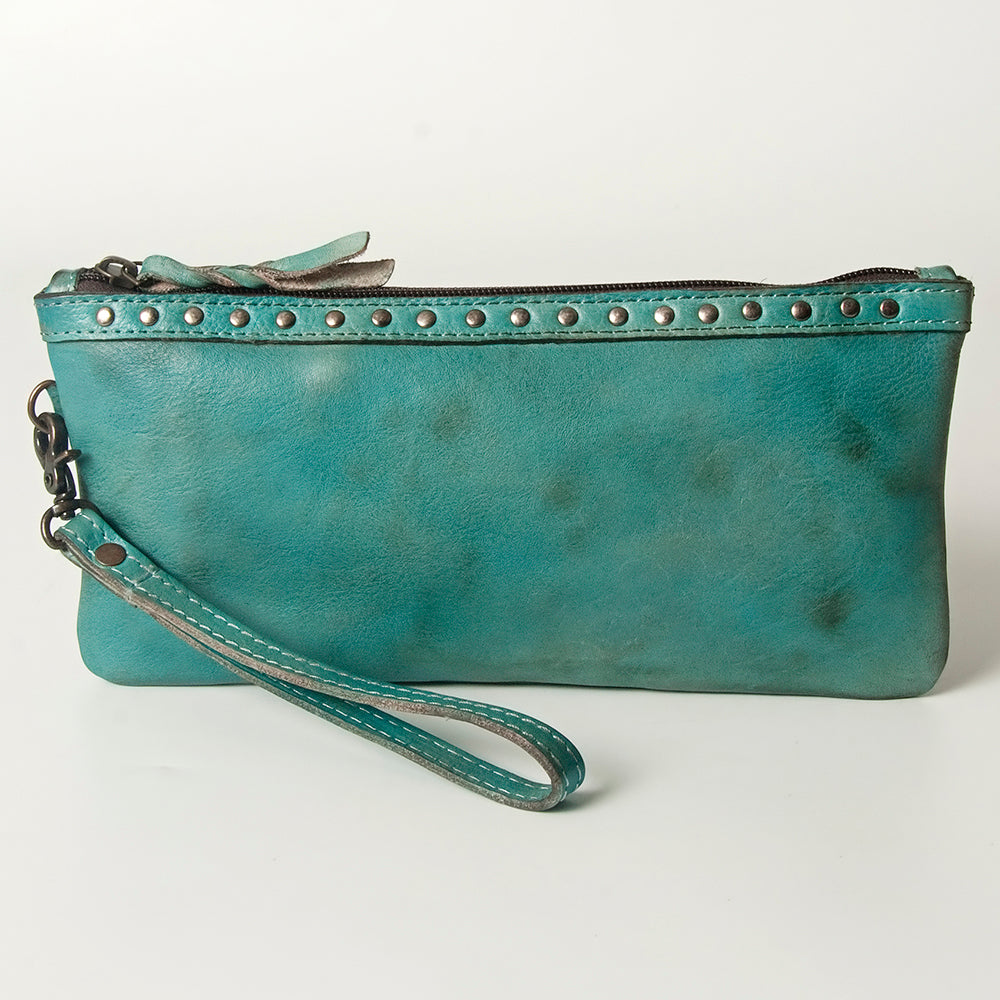 LC-NMBG101 Wristlet Genuine Leather women bag western Bag