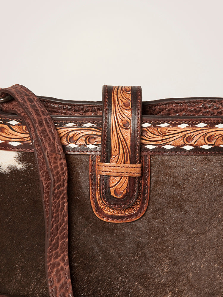LC-ADBGZ298B Shoulder Genuine Western Leather Women Bag