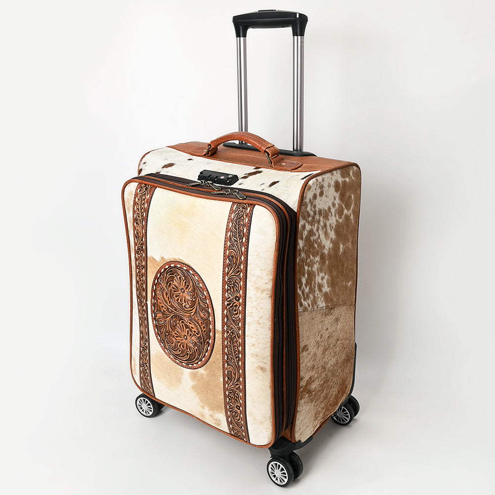 ADBG1575 American Darling Western Genuine Leather Travel Case with Hand-Tooled Detailing and Premium Craftsmanship
