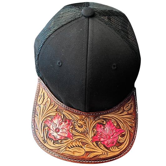 LC-ADCP101M Genuine Western Leather Men Women Cap