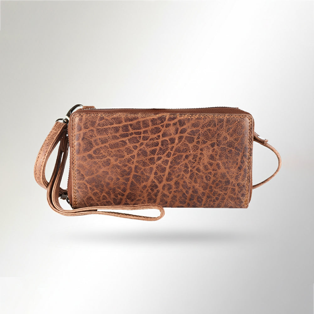 SWC455 Bellarosa - Luxury Leather Continental Wristlet