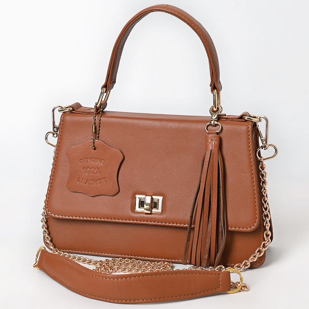 NMBGM186 Crossbody Fringes Genuine Western Leather Women Bag