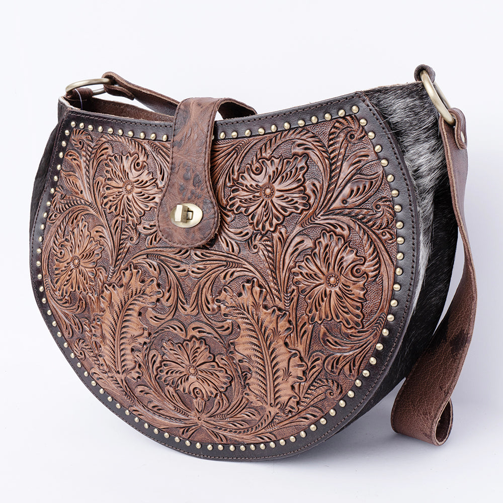 LC-ADBGI221B Shoulder Genuine Western Leather Women Bag
