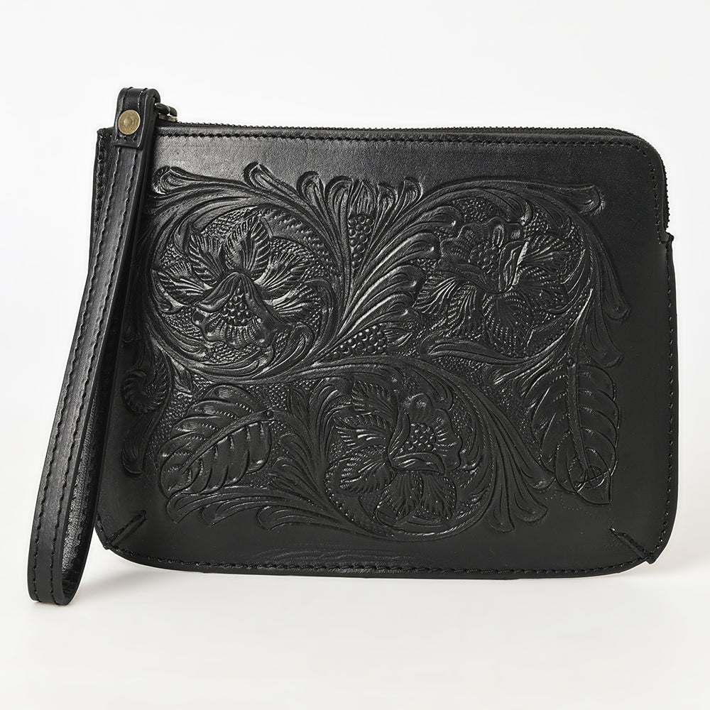 LC-ADBGZ784A Wristlet Genuine Western Leather Women Bag