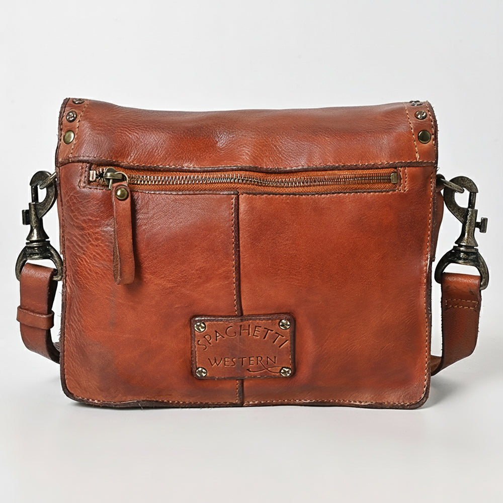 SWC169 Studded Flap Western Crossbody