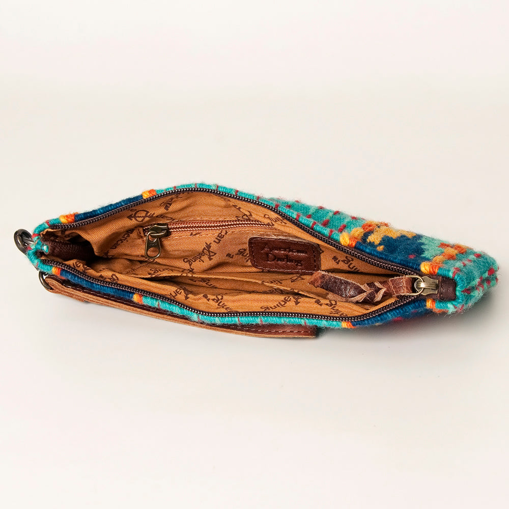 ADBG344 American Darling Aztec Saddle Blanket Western Style Wristlet Clutch Bag