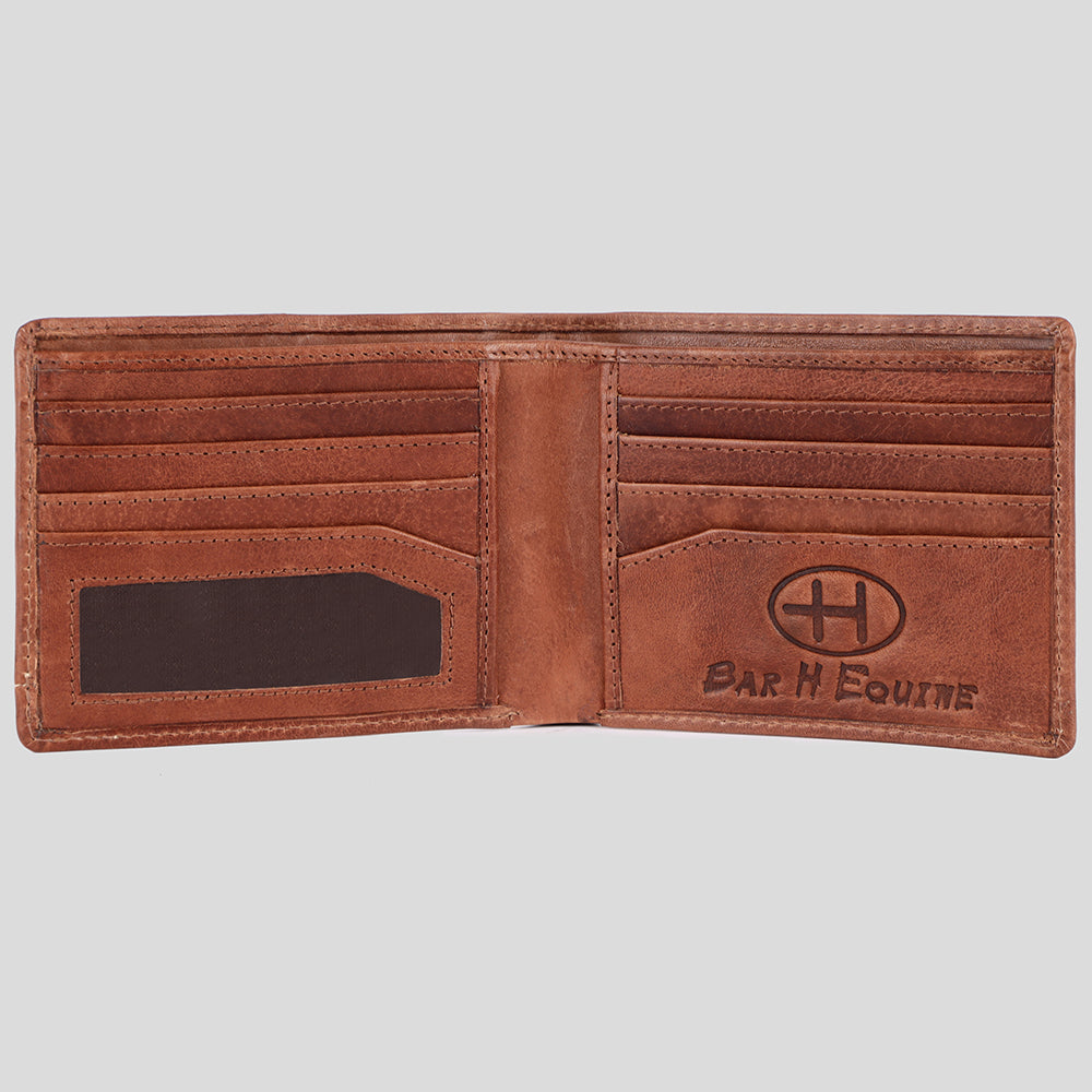 BEBGM177-Western Leather Wallet