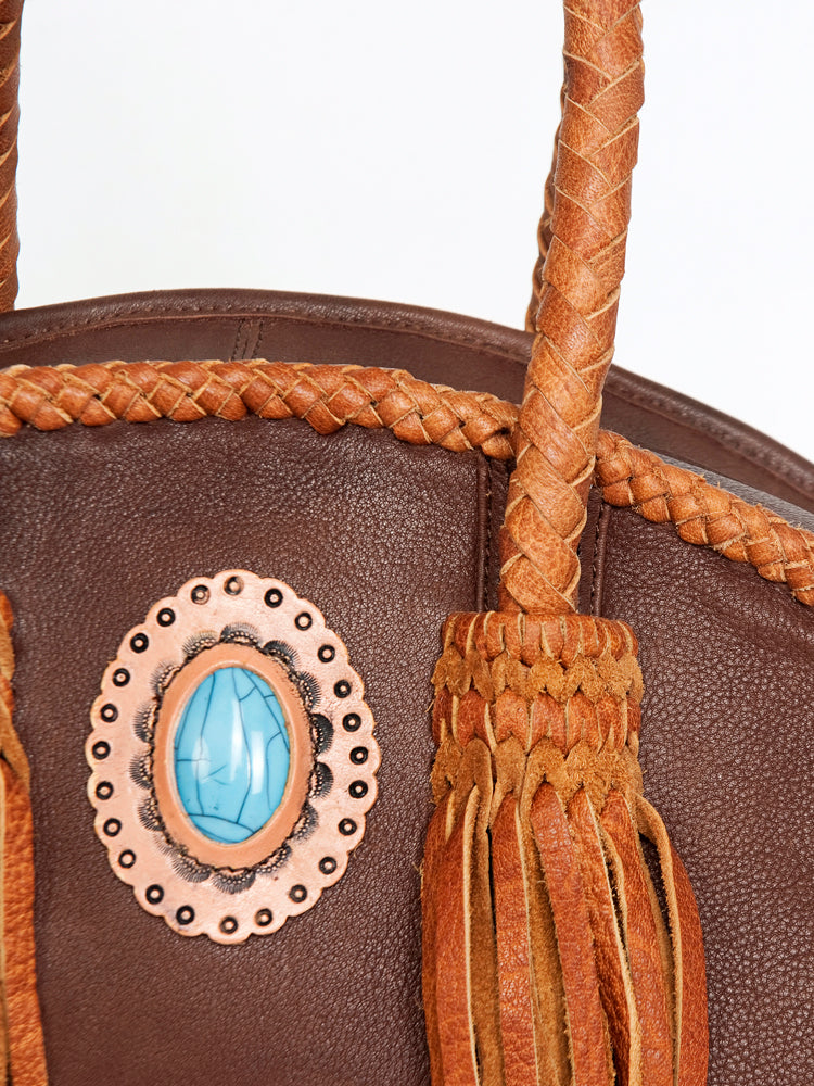 LC-ADBGD178 Tote Genuine Western Leather Women Bag