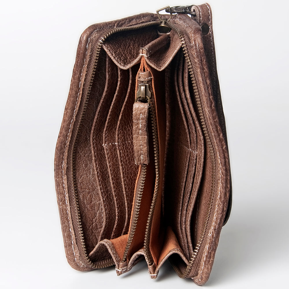 NMBGZ109 Wristlet Genuine Leather women bag western Bag