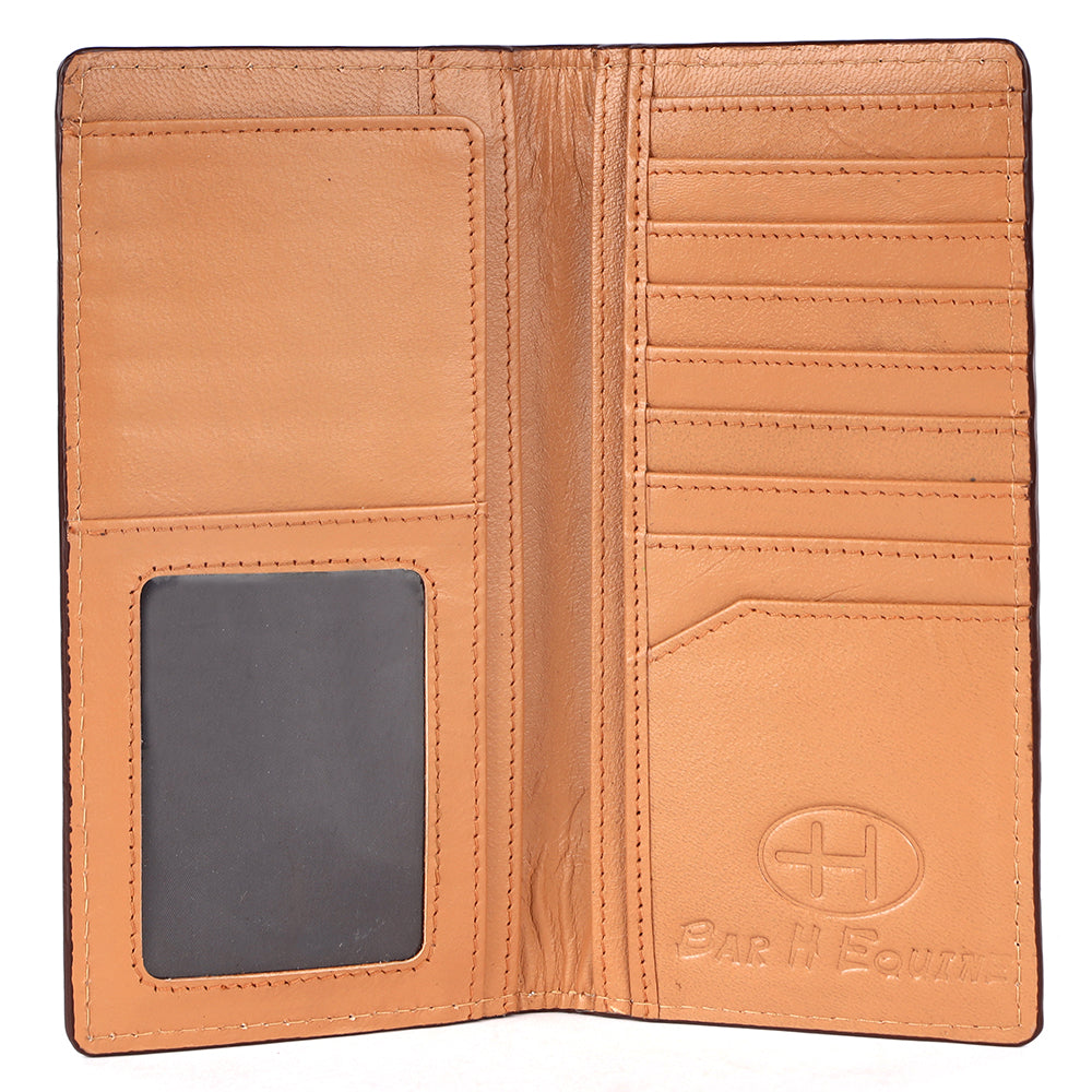 BEBGM170-Western Leather Bifold Wallet